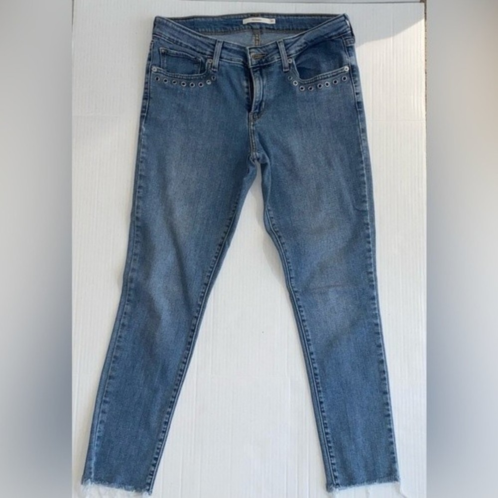Levi’s 711 skinny fit mid rise jeans